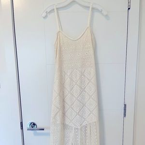 Zara Beach dress with asymmetrical bottom
